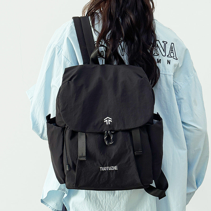 Lightweight nylon backpack for travel and outdoor
