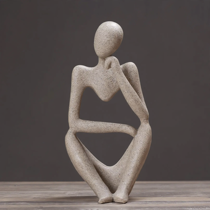 Modern art figure made of resin, decoration