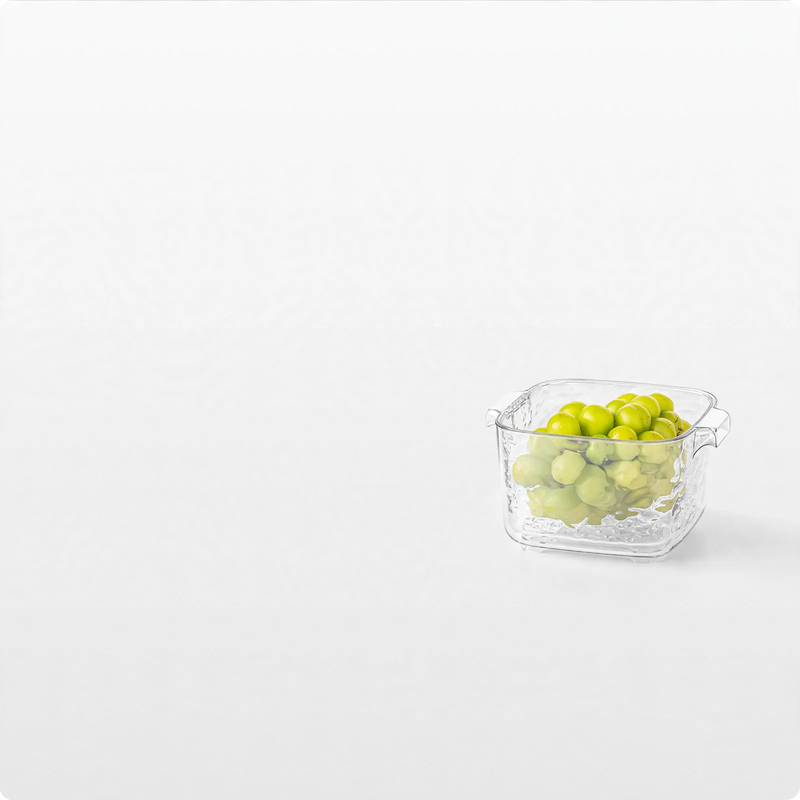 Plastic kitchen strainer, multilayer