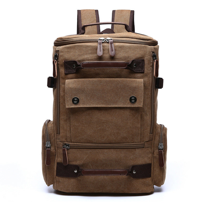 Canvas backpack, 20–35 L, for laptops up to 15 inches