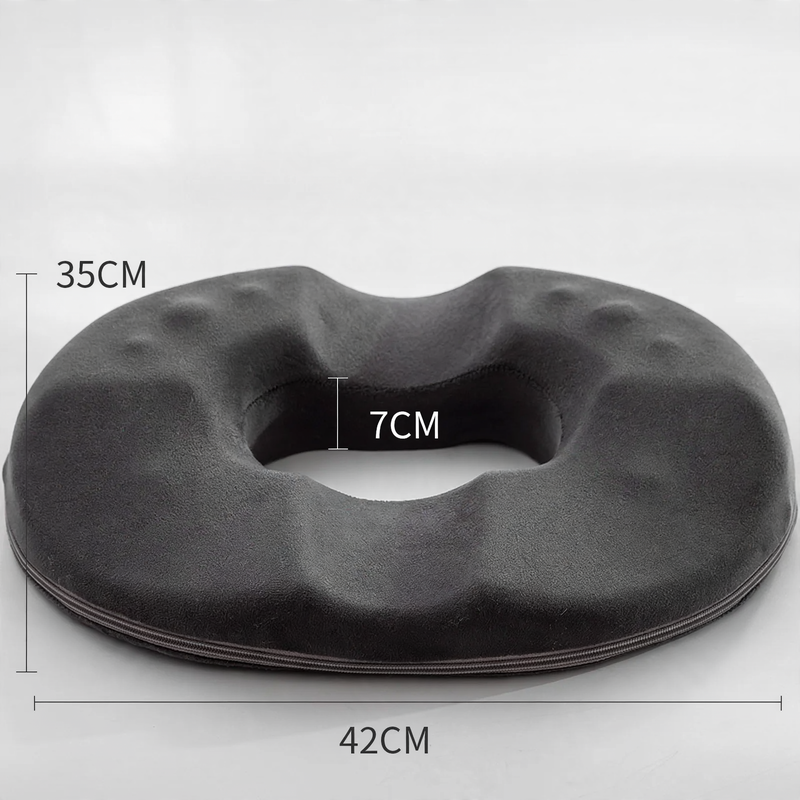 Ergonomic seat cushion with memory foam