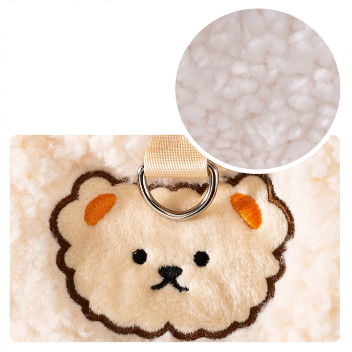 Fleece clothing for dogs and cats, two legs, winter