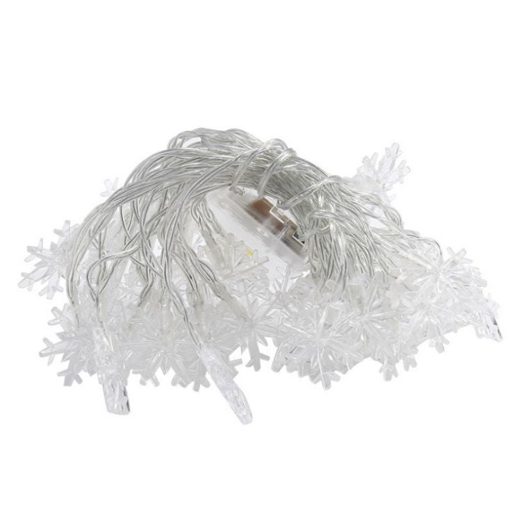 LED fairy lights with star motifs
