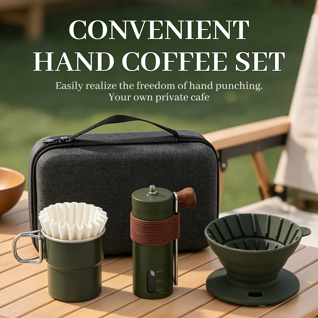Hand brewing coffee gift set, 14–15 pieces