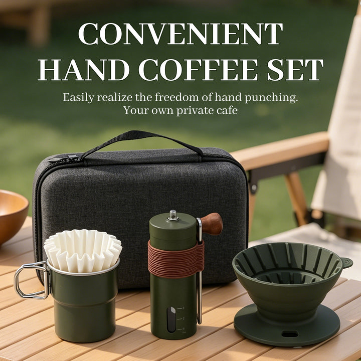 Hand brewing coffee gift set, 14–15 pieces