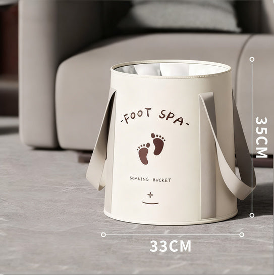 Portable foot bath made of PVC, foldable