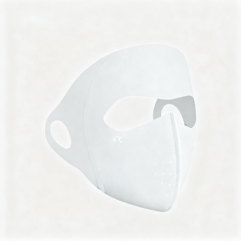 UV protection face mask with ear loops and neck protection