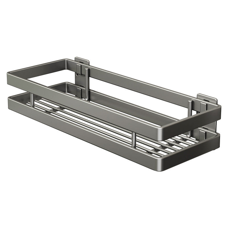 Wall-mounted kitchen shelf made of aluminum