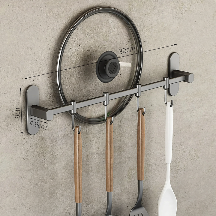 Stainless Steel Hook Rack for Kitchen Tools