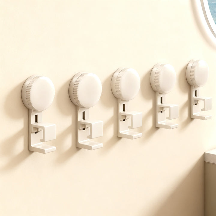 Suction cup sink hook, height adjustable