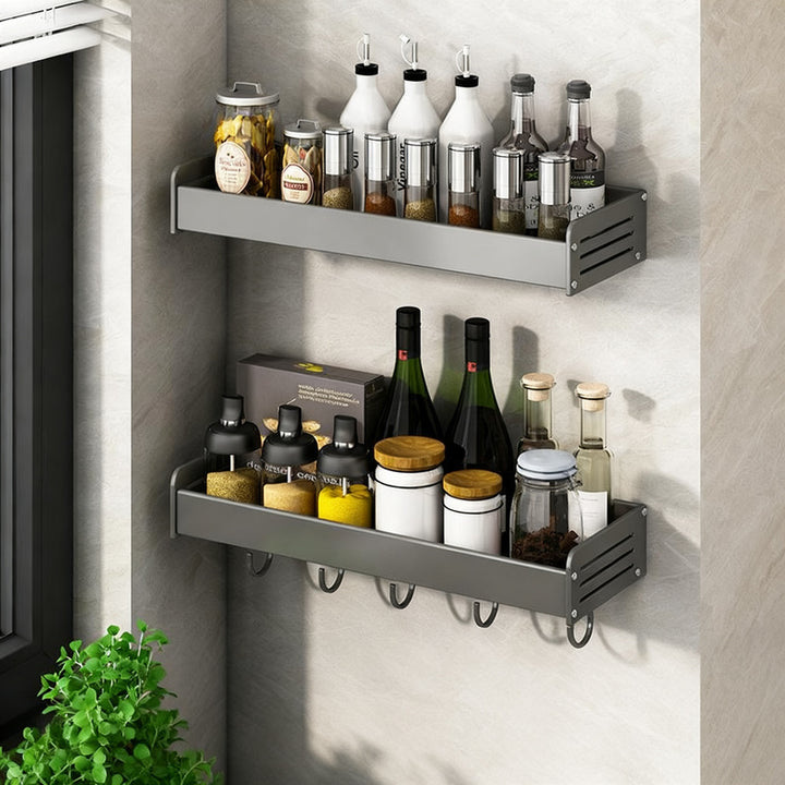 Wall shelf for kitchen, no drilling, different sizes