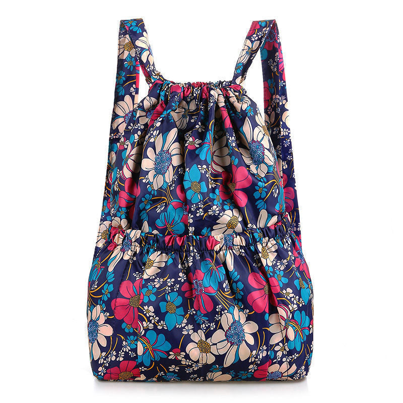 Women's backpack with print pattern, durable, large volume