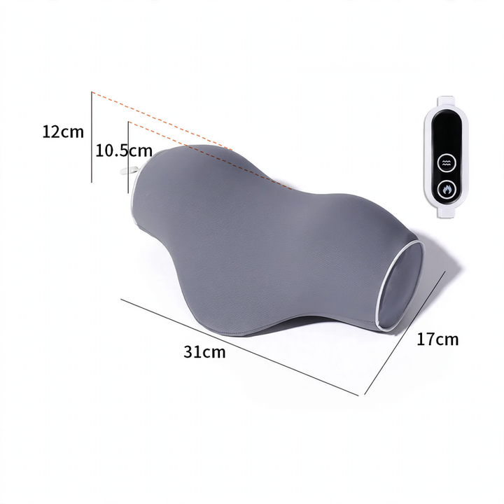 Neck support pillow with memory foam, portable