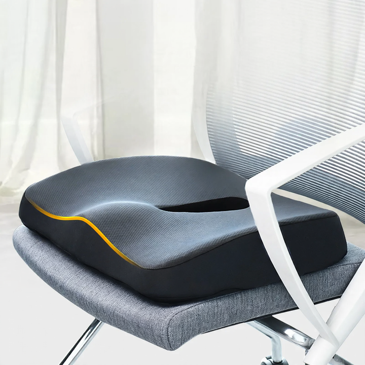 Memory foam seat cushion for office chairs