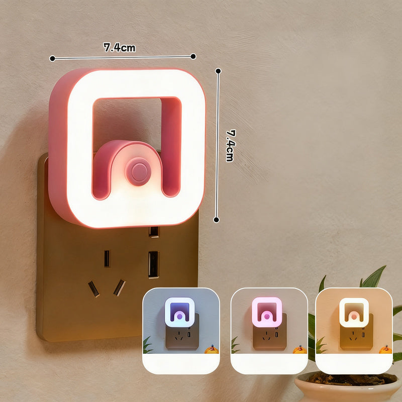 LED night light with color change, 0.9 W