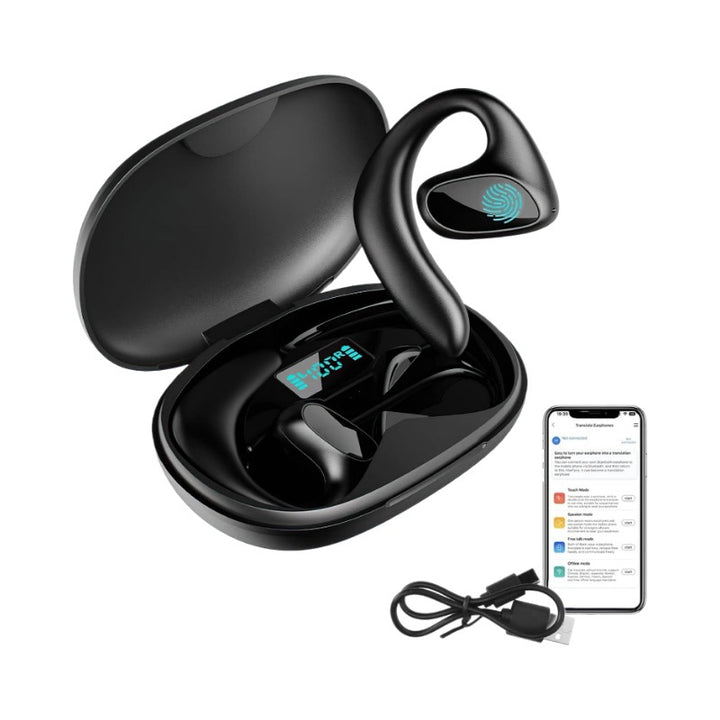 Bluetooth headphones with AI real-time translation M8