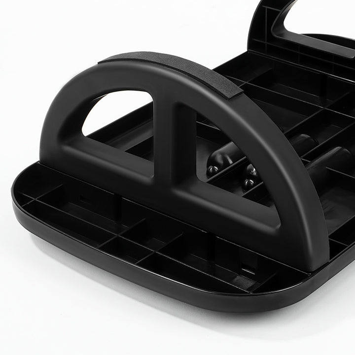 Footrest for the desk with rocking function