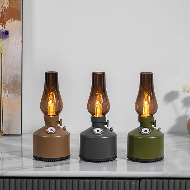 Retro air humidifier with aroma function, USB charging