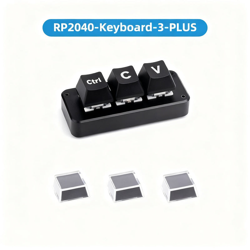 Programmable Mini Keyboard, 3 Keys