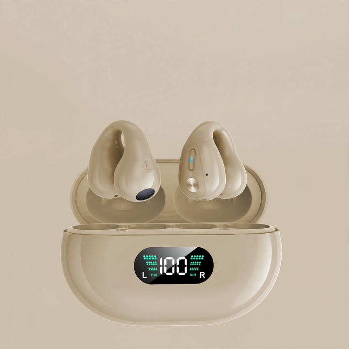 Bone conduction earphones, Clip-On, Bluetooth