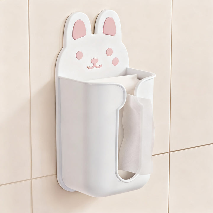 Wall-mounted paper towel holder, plastic