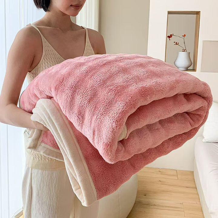 Lascaux wool blanket, double-layered, winter quality