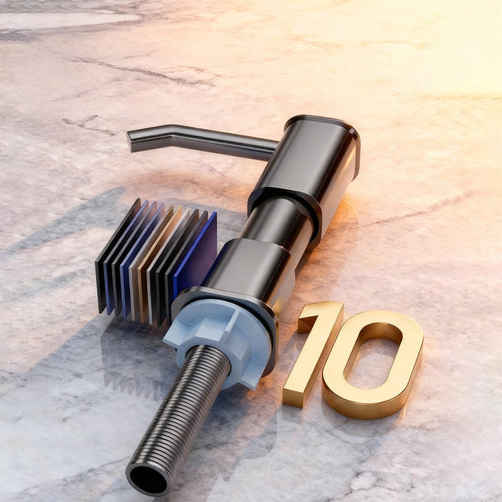 Dish soap dispenser for the kitchen sink
