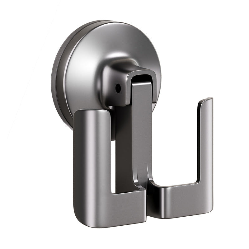 Bathroom shoe holder with suction cup, no drilling