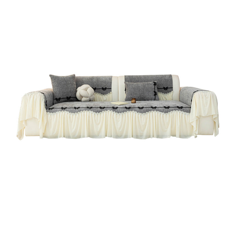 Chenille Sofa Throw, non-slip, various sizes