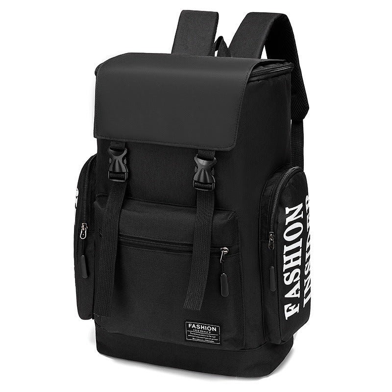 Men's canvas backpack, up to 16-inch laptop, breathable