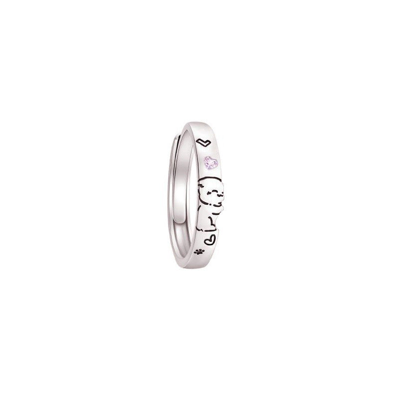 Pairing with cat and dog motif, adjustable