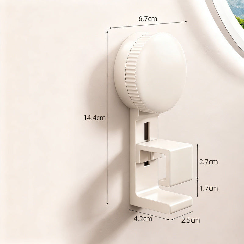 Suction cup sink hook, wall mountable