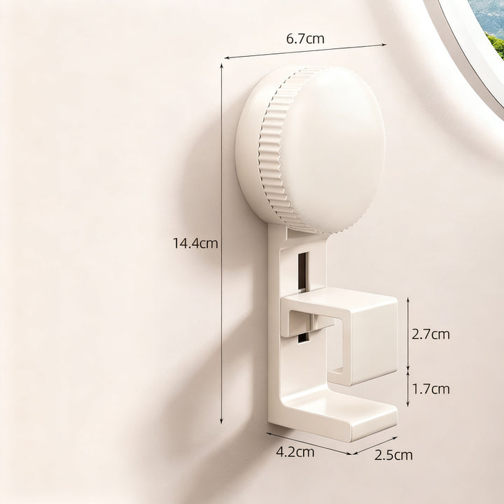 Suction cup sink hook, wall mountable