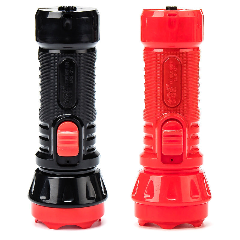 LED flashlight, rechargeable, 13–29 cm