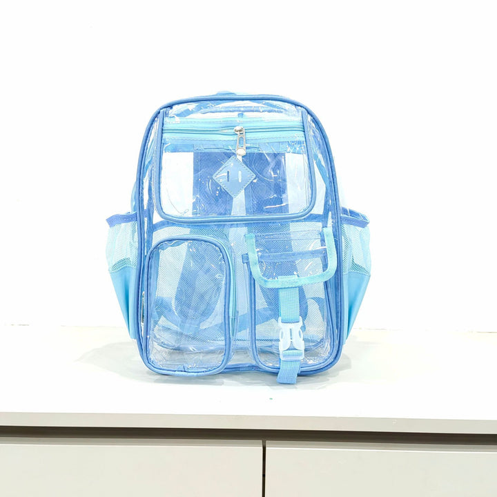 Nylon backpack, transparent, up to 15 inches, durable
