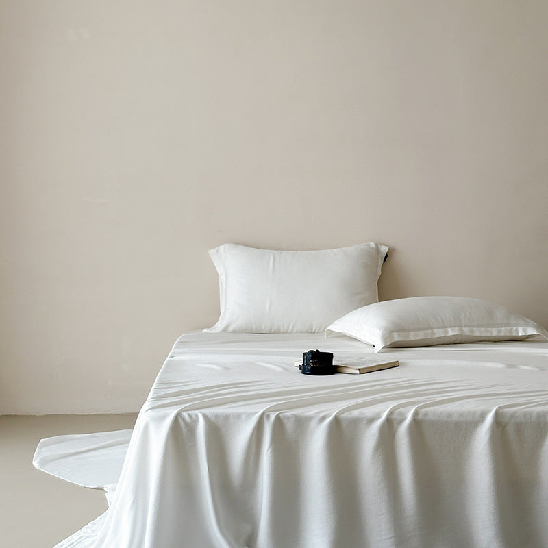 Bed linen made from lyocell fiber, stone-washed