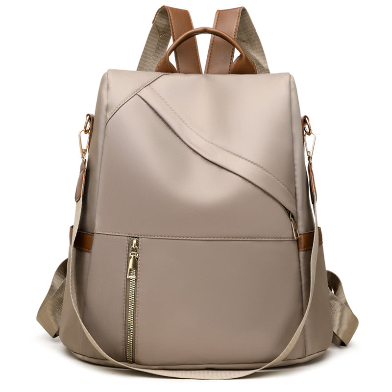 Backpack, Nylon, waterproof, solid color
