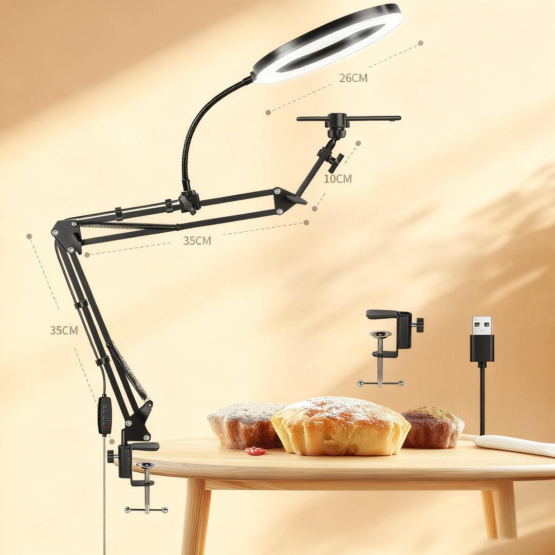 Selfie tripod with gimbal and face tracking