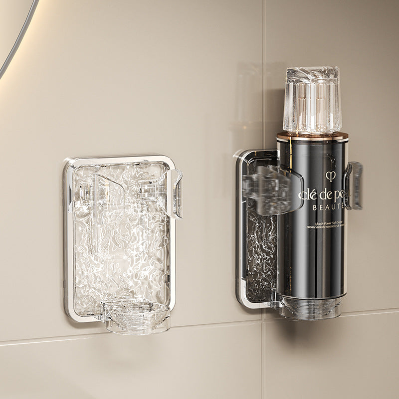 Toothbrush holder, wall-mounted, no drilling