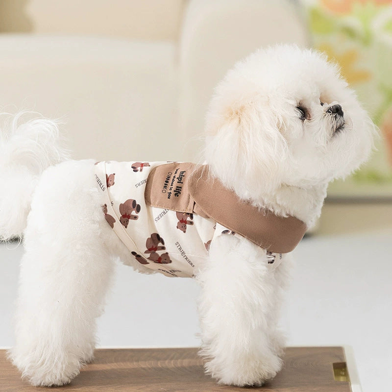 Summer dog vest for small dogs
