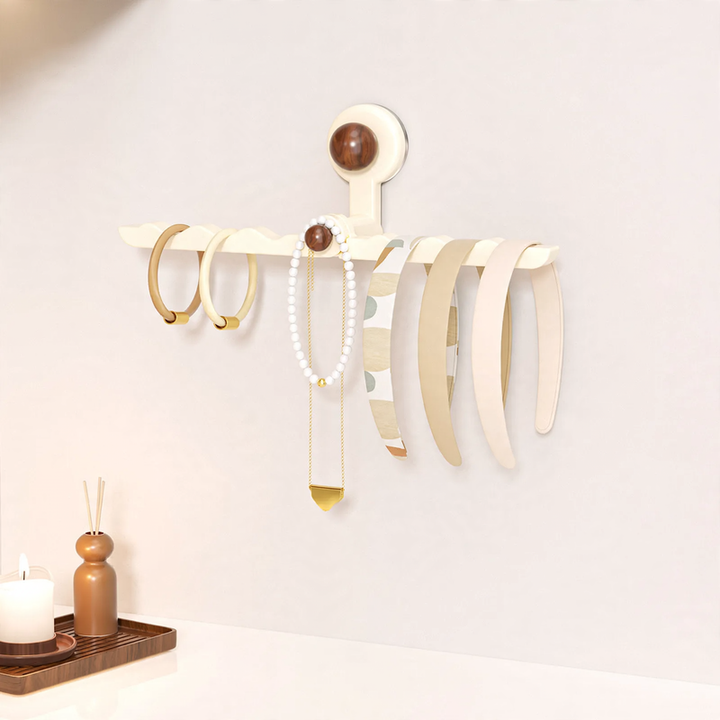 Wall-mounted hairpin organizer