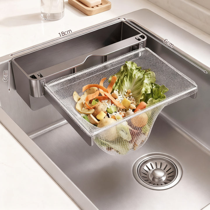 Expandable sink strainer with mesh filters, ABS