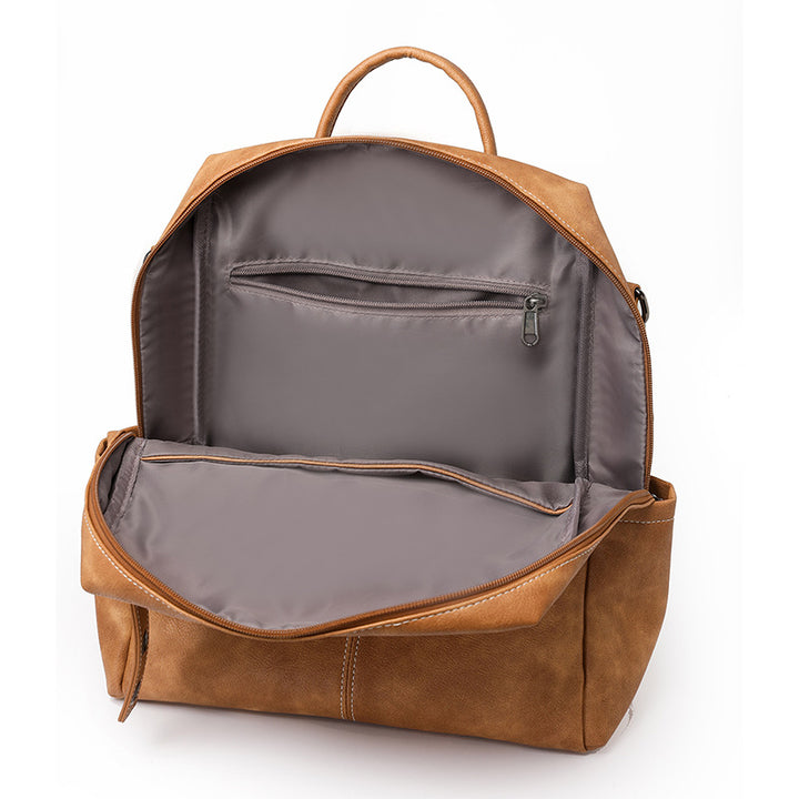 Backpack made of PU material, multiple carrying options