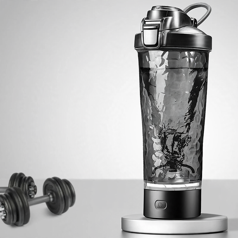 Electric whisk mixer cup with charging station