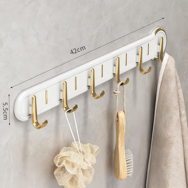Aluminum wall hooks, self-adhesive, residues-free