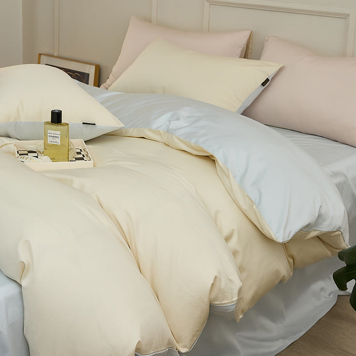 Cotton bedding set, 100% cotton, 4-piece