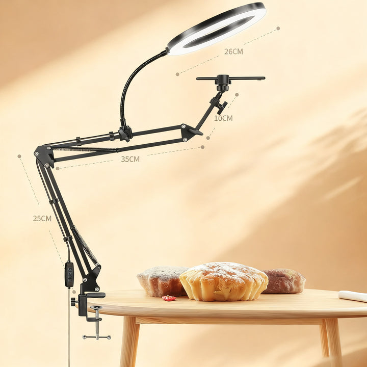 Selfie tripod with gimbal and face tracking