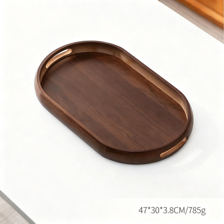 Bamboo serving tray, rectangular