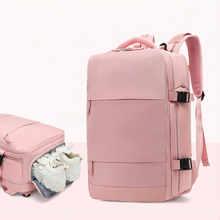 Backpack women, 36–55 L, nylon, water-repellent