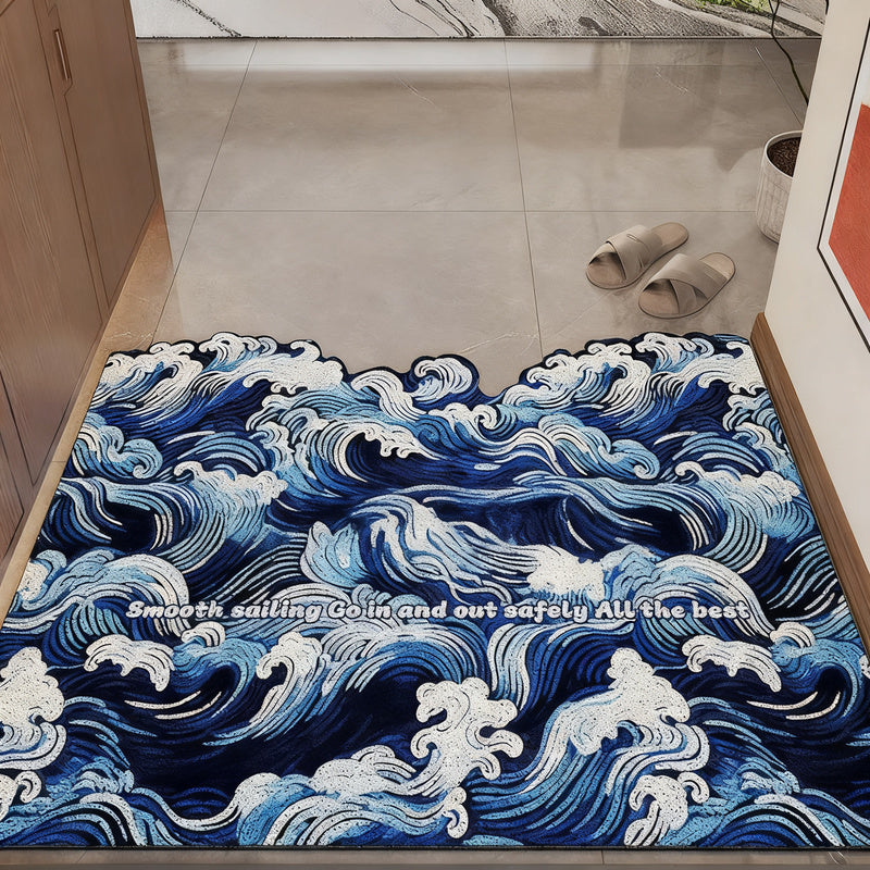 Doormat, non-slip, yarn loop